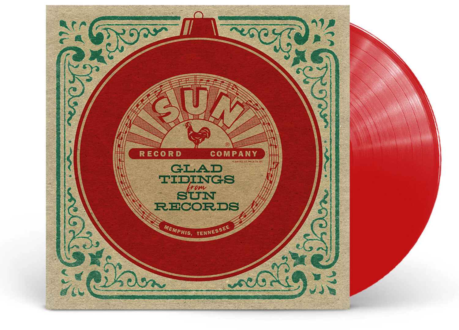 Various Artists - Glad Tidings From Sun Records (Red Vinyl)