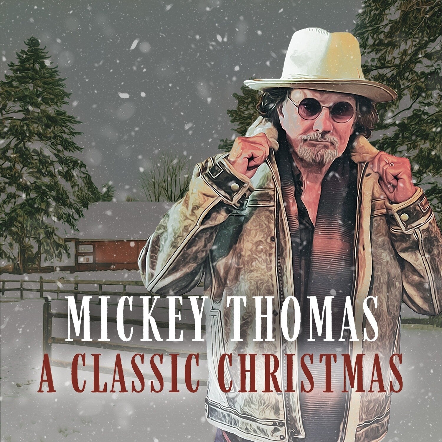 Mickey Thomas - A Classic Christmas (Red Vinyl)