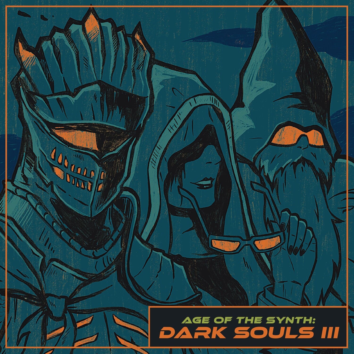 Cthulhuseeker - Age Of The Synth: Dark Souls III (Original Soundtrack) 2xLP (Orange Vinyl)