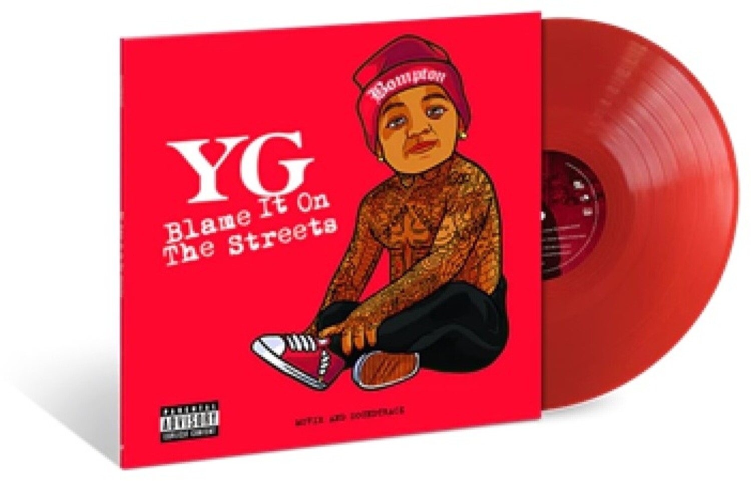 YG - Blame It On The Streets [Translucent Red LP] (Clear Vinyl)