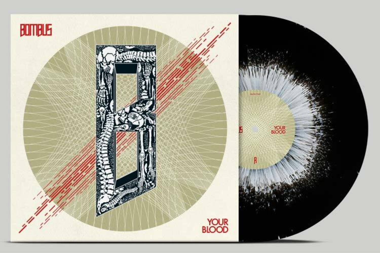 Bombus - Your Blood - B/W Splatter