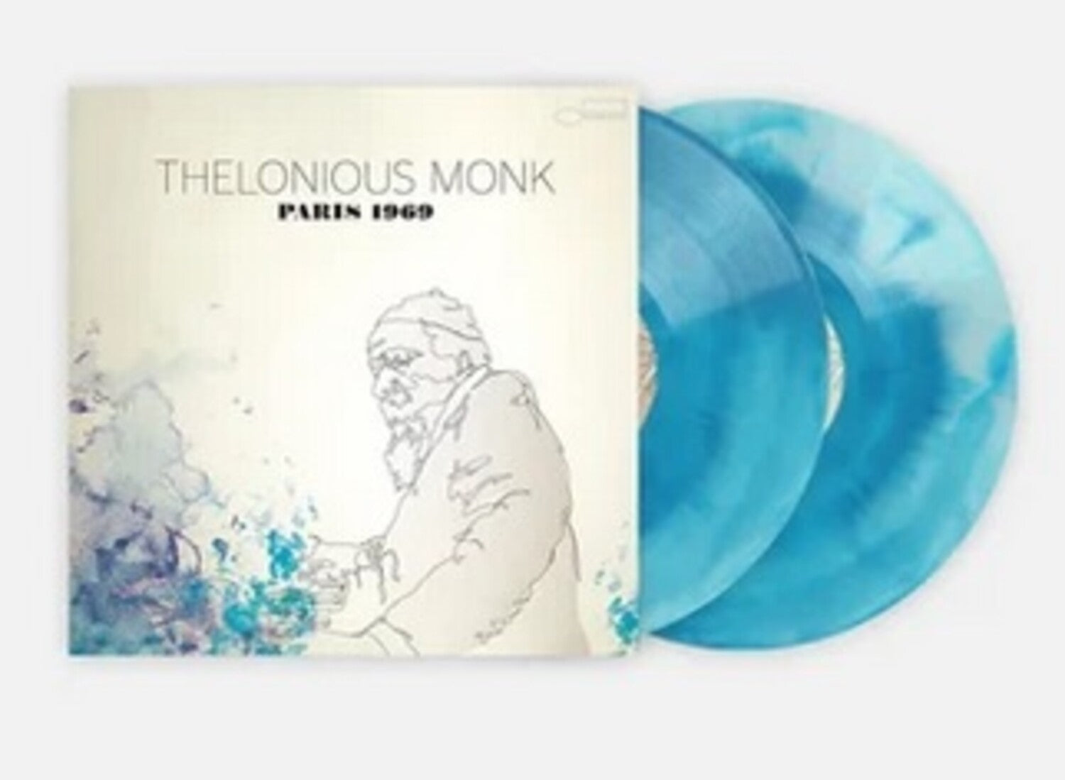 Thelonious Monk - Paris 1969 - 180-Gram Light Blue Galaxy Colored Vinyl 2xLP (Blue Vinyl)