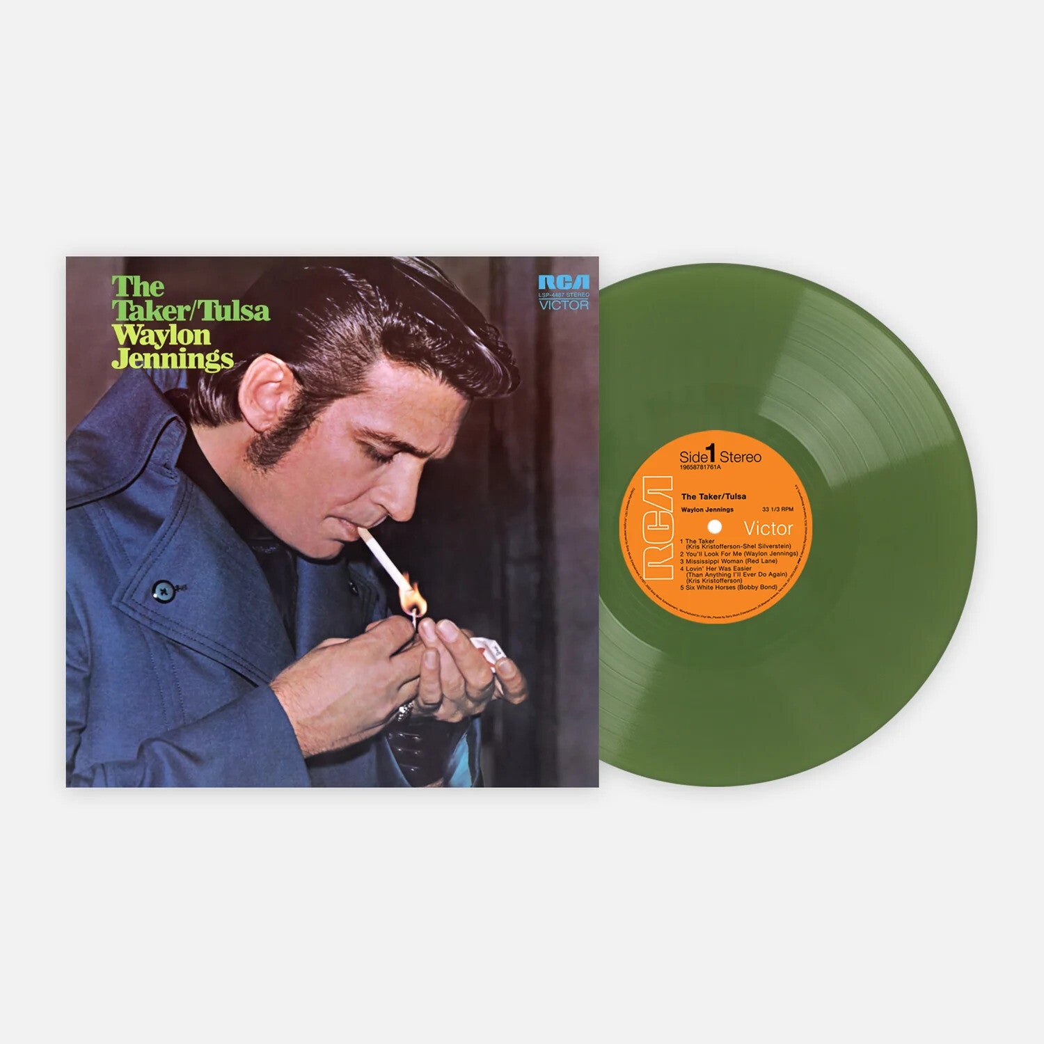 Waylon Jennings - Taker/Tulsa - 180 (Green Vinyl)