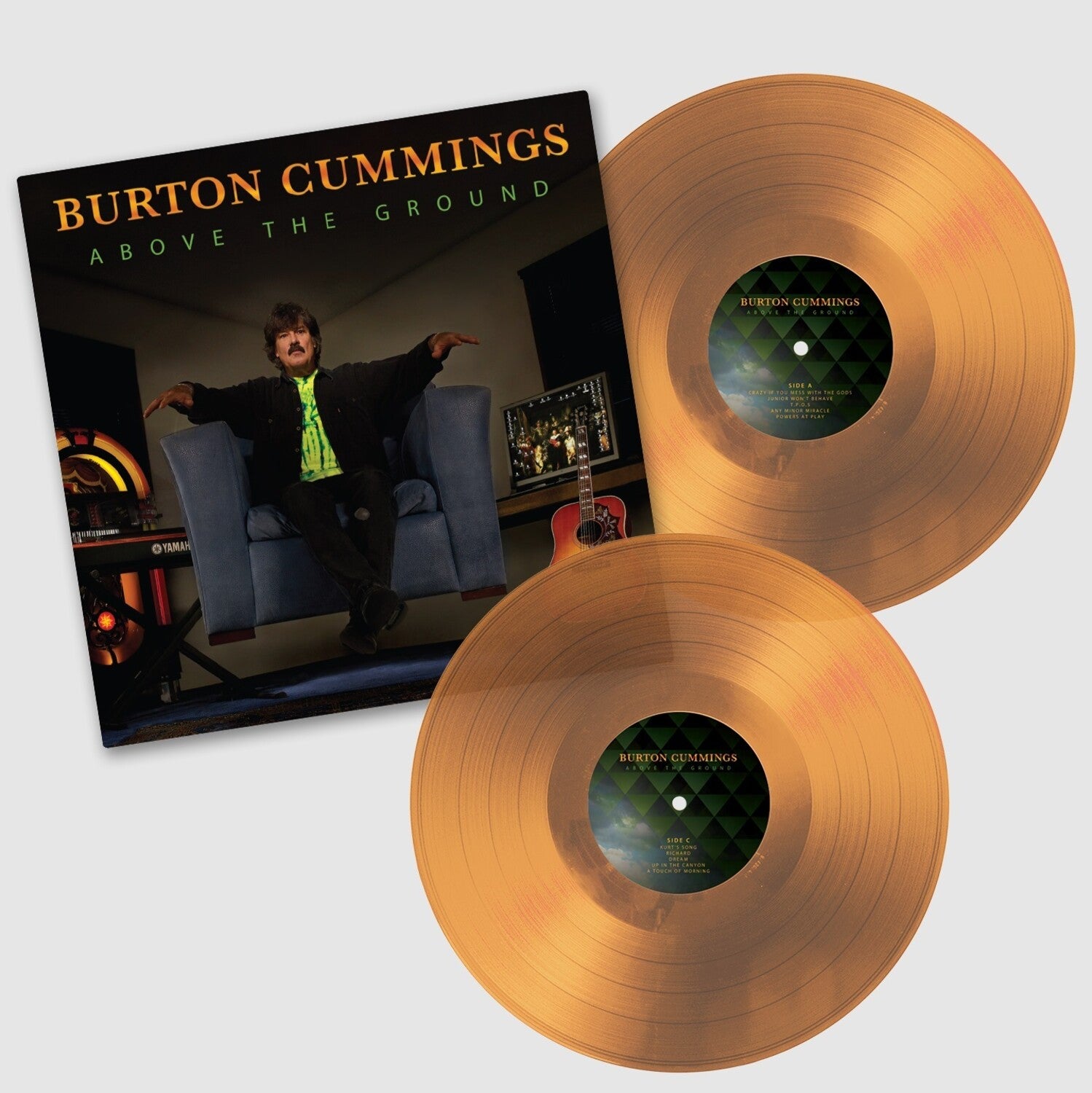 Burton Cummings - Above the Ground 2xLP (Orange Vinyl)