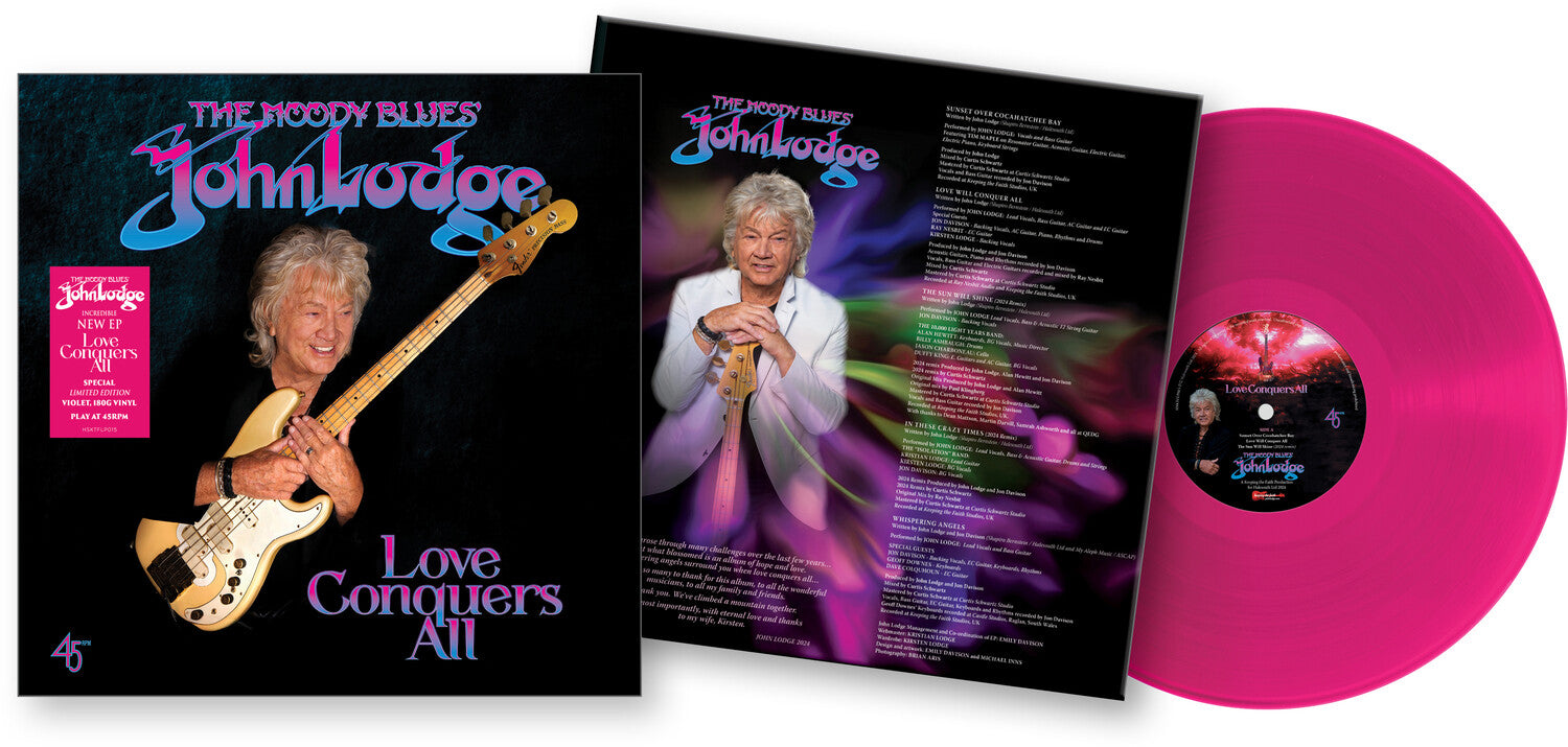 John Lodge - Love Conquers All - Violet (Violet Vinyl)