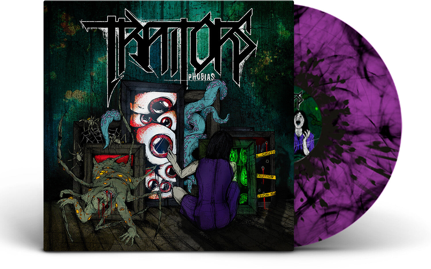 Traitors - Phobias - Purple/Black (Purple Vinyl)