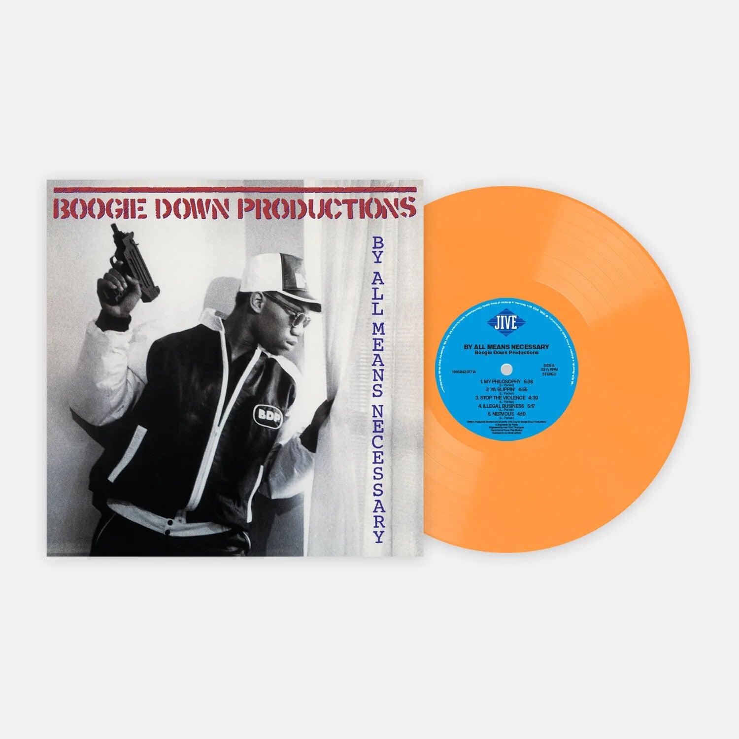 Boogie Down Productions - By All Means Necessary - 180-Gram Orange Smoke Colored Vinyl (Orange Vinyl)