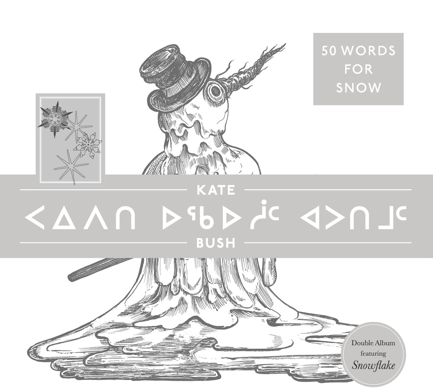 Kate Bush - 50 Words For Snow - Polar Edition 180gm Gatefold Sleeve, Metallic Belly Band & Christmas Card 2xLP