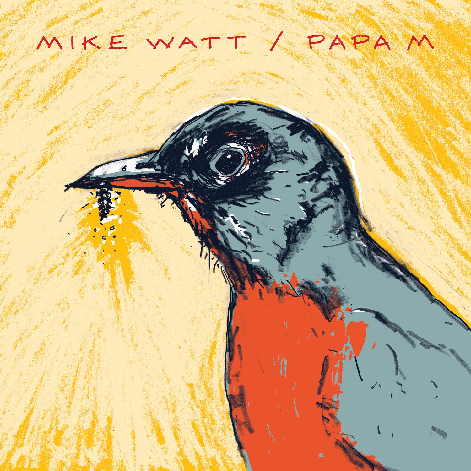 Mike Watt // Papa M - Red Opaque (Red Vinyl)