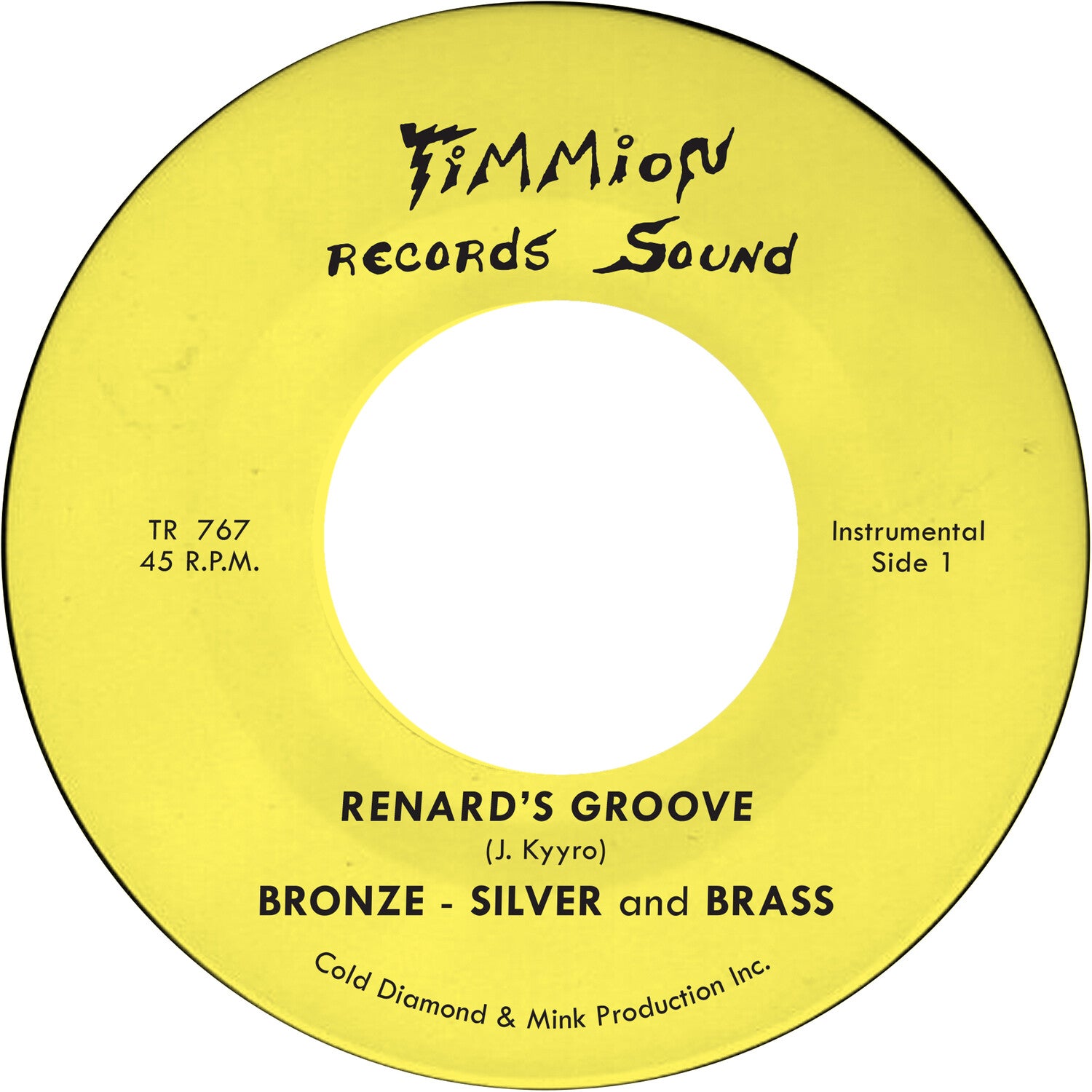 Bronze Silver & Brass - Renard's Groove (Clear Vinyl)