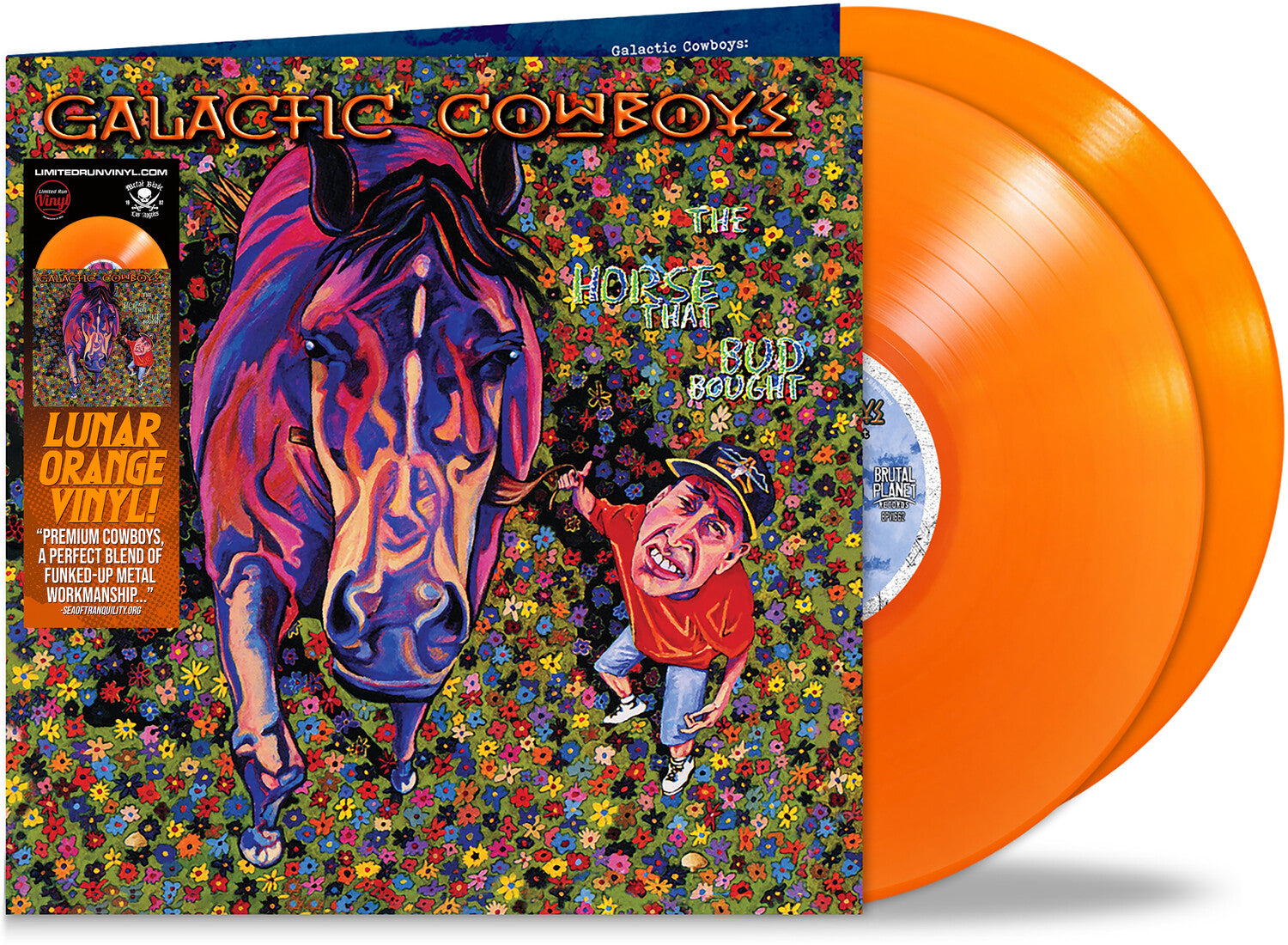 Galactic Cowboys - The Horse That Bud Bought - Solar Orange 2xLP (Orange Vinyl)