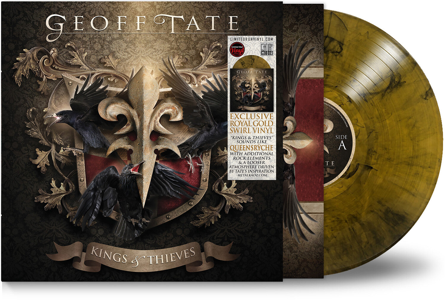 Geoff Tate - King's & Thieves - Royal Gold Swirl (Gold Vinyl)