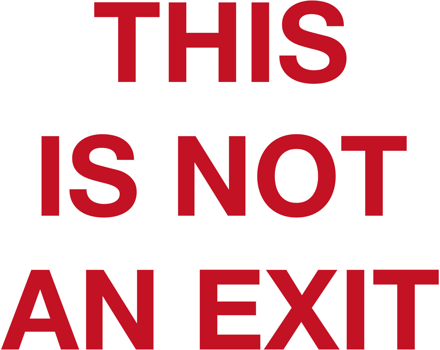 Backfires - This Is Not An Exit - Translucent Blood Red (Red Vinyl)