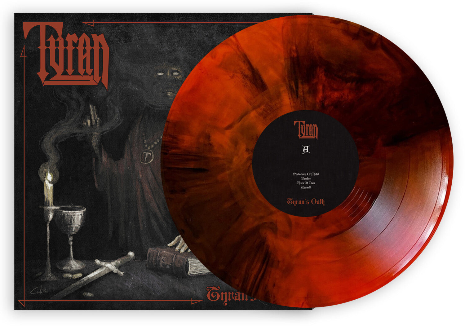 Tyran's Oath - Orange/Black Marble (Orange Vinyl)