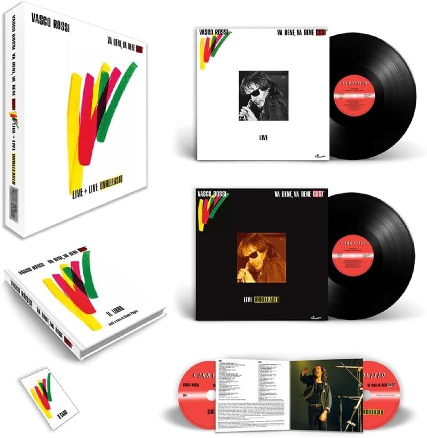 Vasco Rossi - Va Bene, Va Bene Cosi Live + Live Unreleased: 40th Anniversary Special Edition 4xLP (Special Edition)