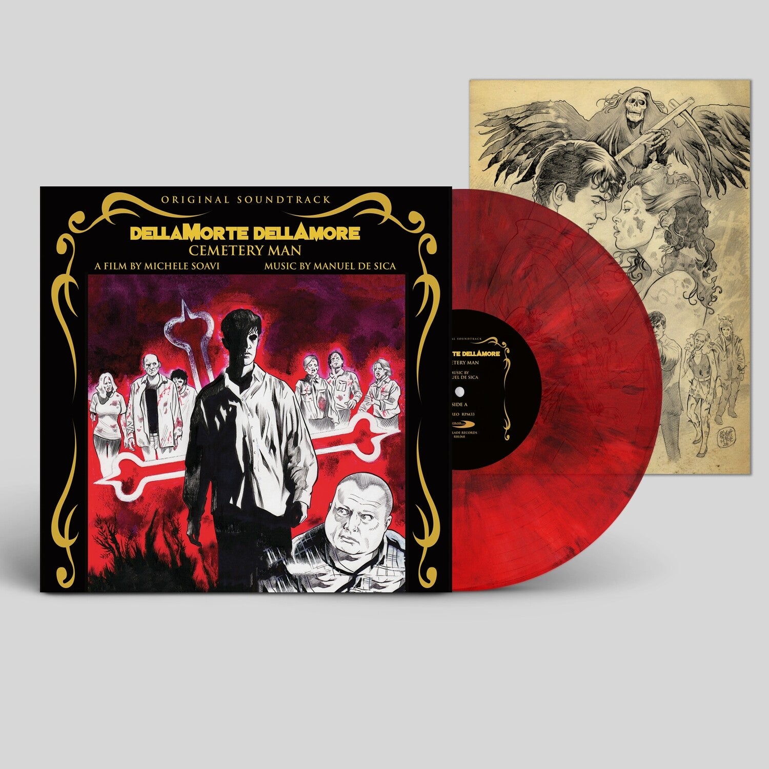 Michael De Sica - Dellamorte Dellamore (Cemetery Man) (Original Soundtrack) (Red Vinyl)