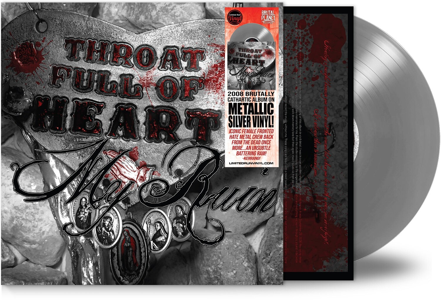 My Ruin - Throat Full of Heart (Silver Vinyl)
