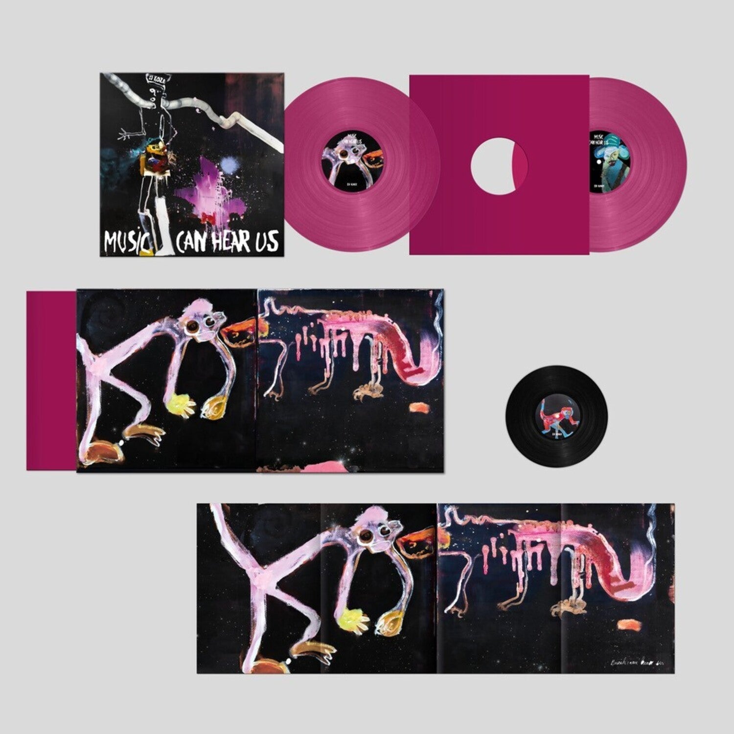 DJ Koze - Music Can Hear Us - Magenta 3xLP (Magenta Vinyl)