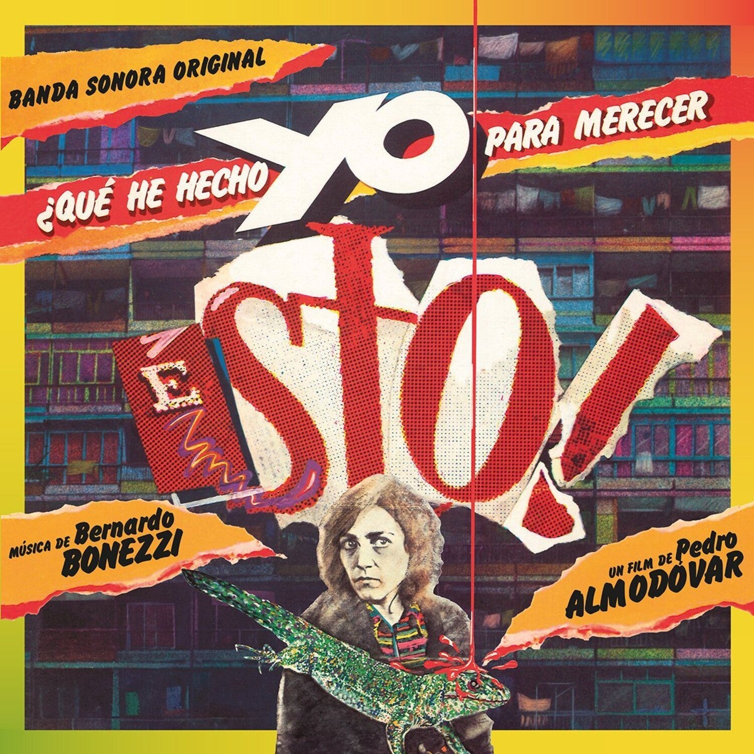 Bernardo Bonezzi - Que He Hecho Yo Para Merecer Esto (Original Soundtrack) - Transparent Green Lizard Colored Vinyl (Green Vinyl)