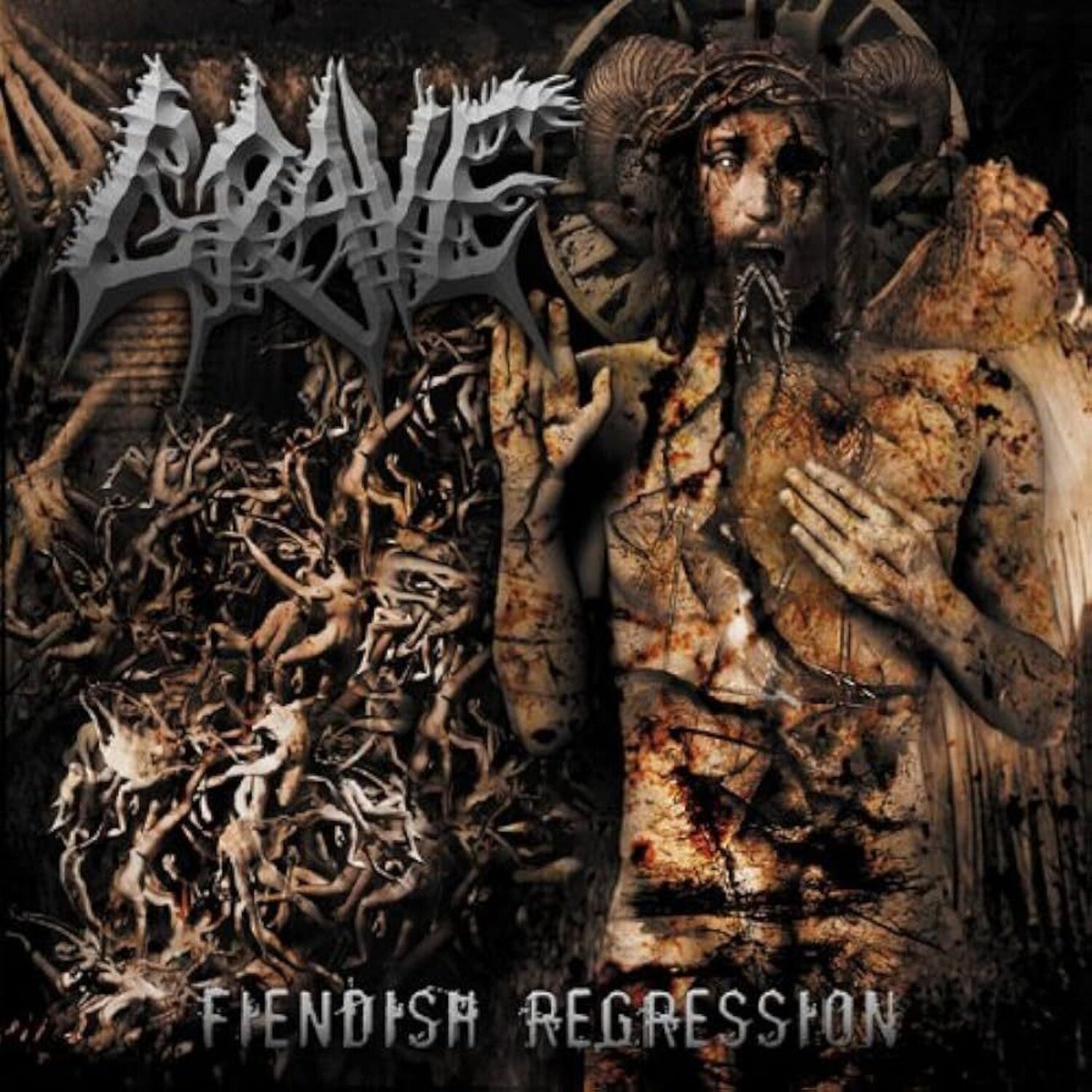Grave - Fiendish Regression - 3mm Spinned Sleeve