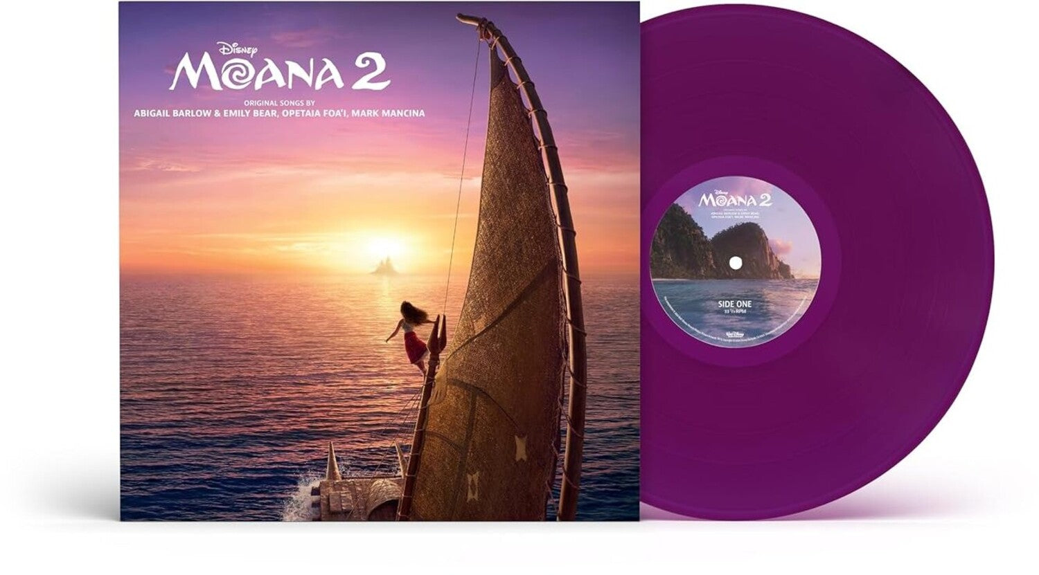 Moana 2 - O.S.T. - Moana 2 (Original Soundtrack) - Vibrant Violet Colored Vinyl (Violet Vinyl)