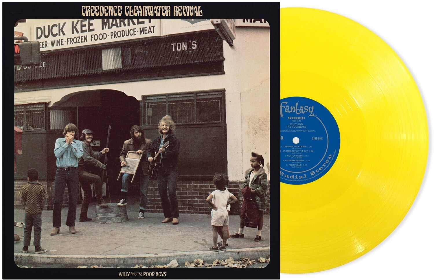 CCR ( Creedence Clearwater Revival ) - Willy And The Poor Boys [Canary Yellow LP] (Yellow Vinyl)
