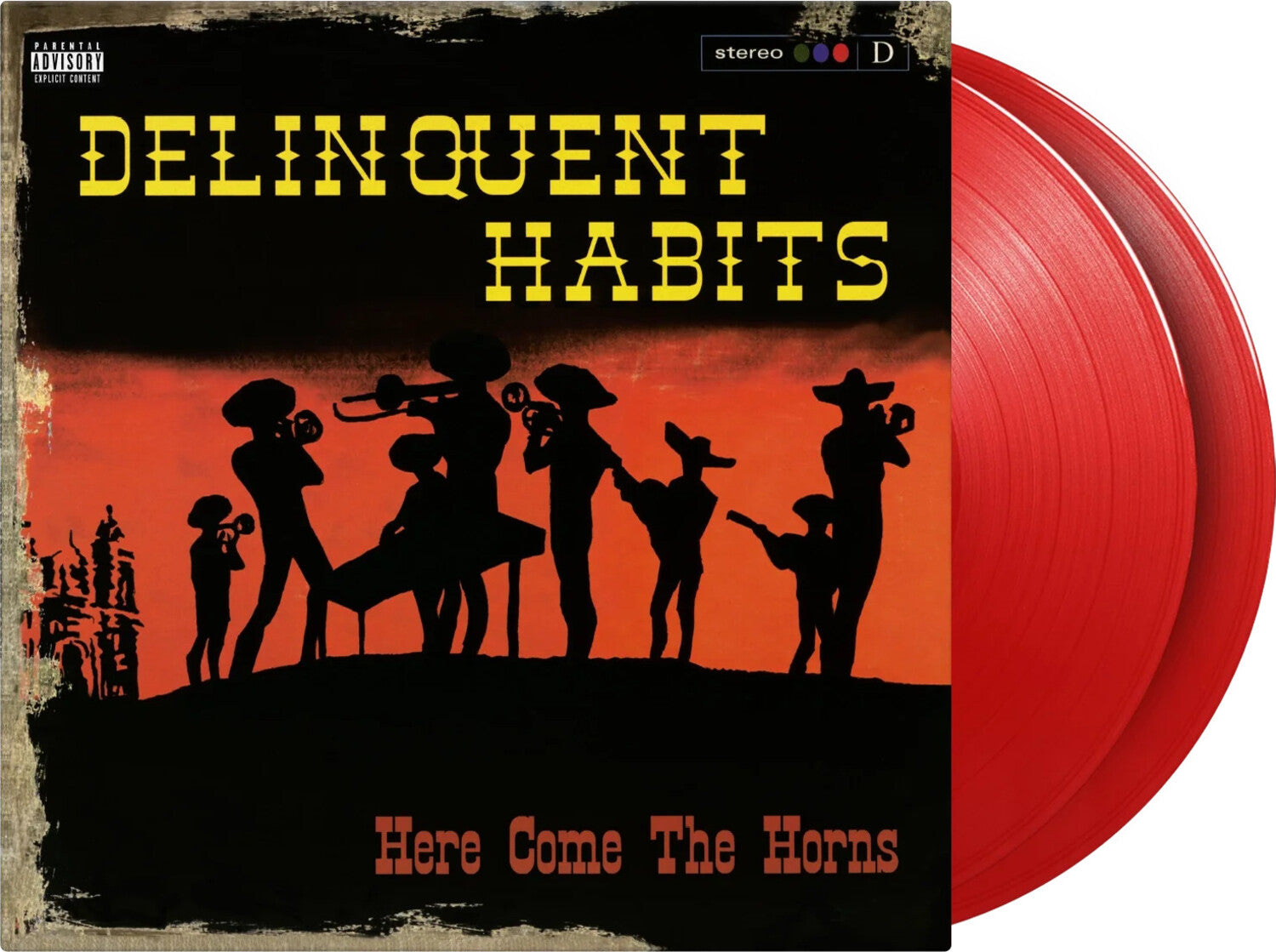 Delinquent Habits - Here Comes The Horns Limited 180 2xLP (Red Vinyl)