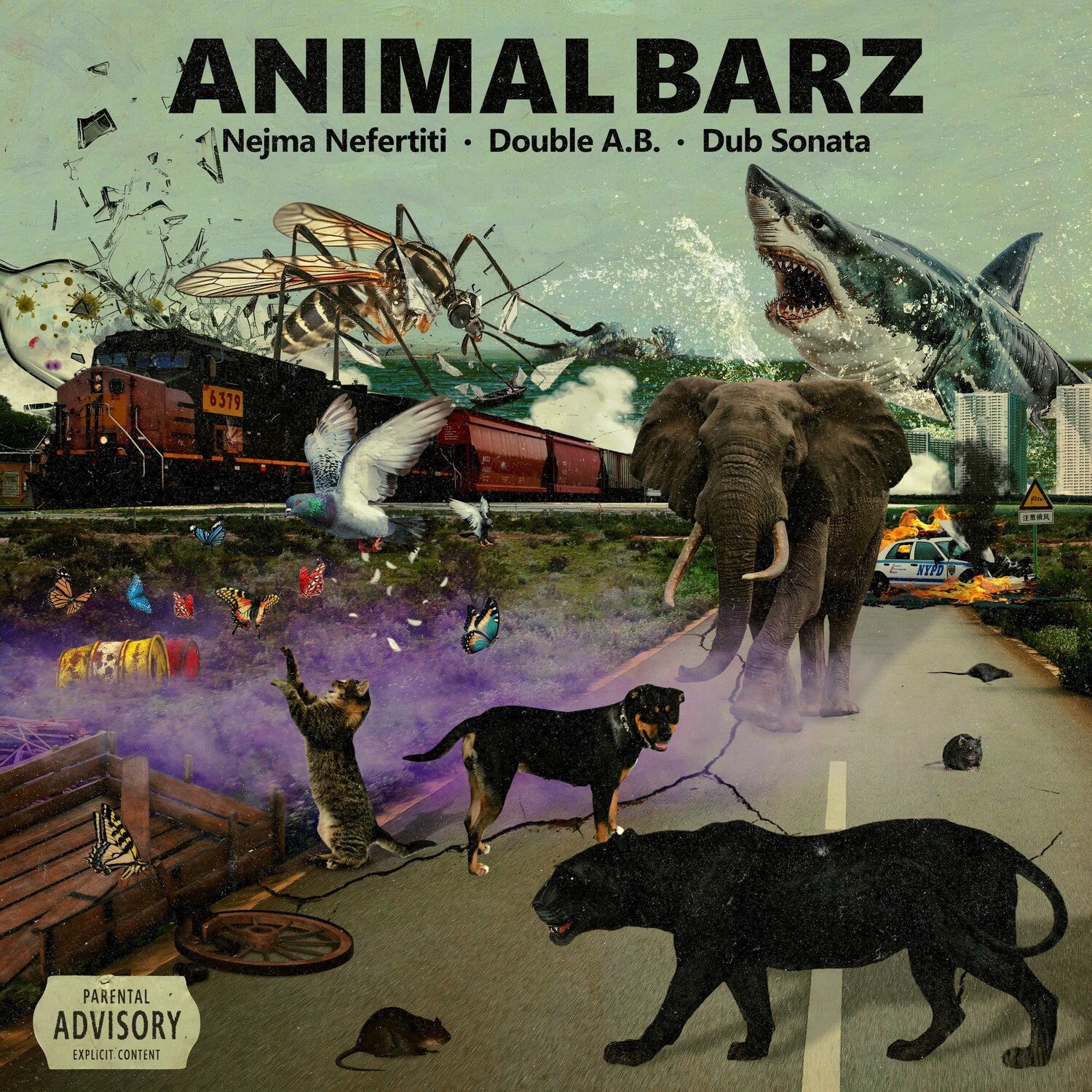 Nejma Nefertiti / Double a.B. / Dub Sonata - Animal Barz