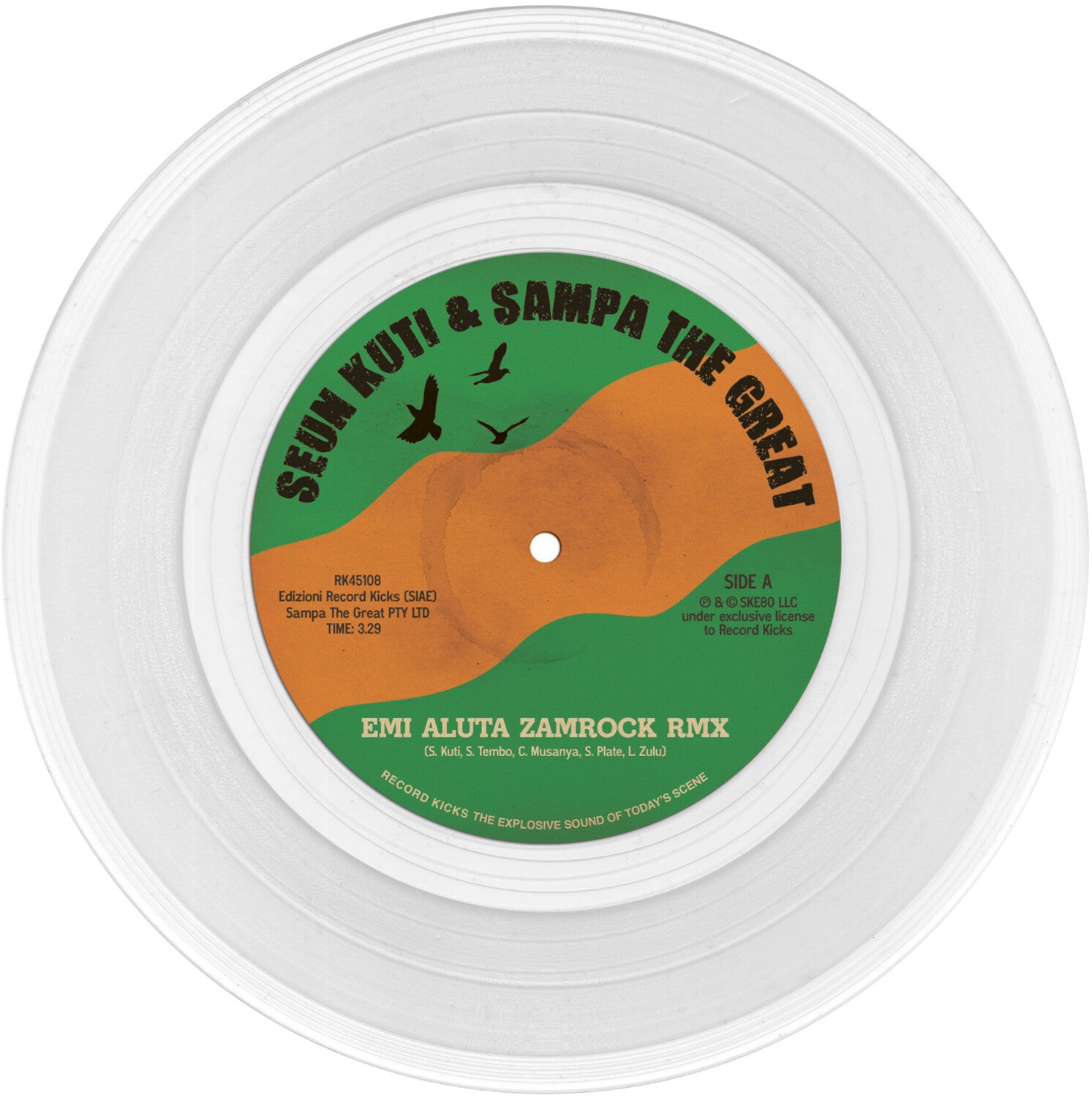 Seun Kuti / Egypt 80 / Sampa the Great - Emi Aluta Zamrock Remix / Emi Aluta 45 Edit (Clear Vinyl)