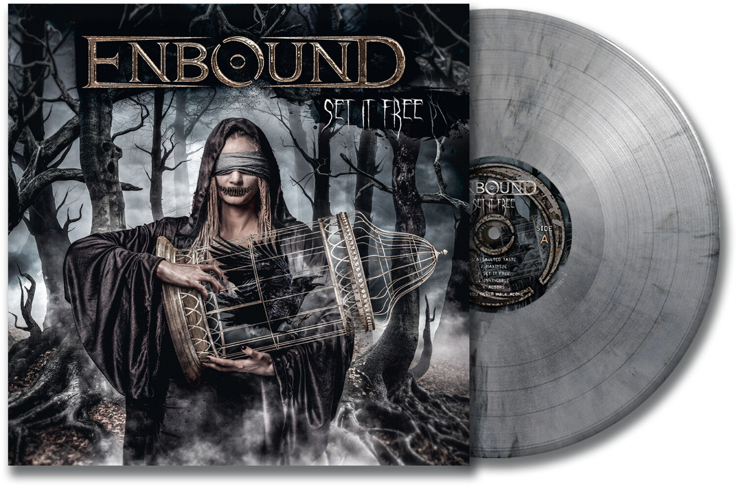 Enbound - Set It Free - Silver/Black Marble (Silver Vinyl)