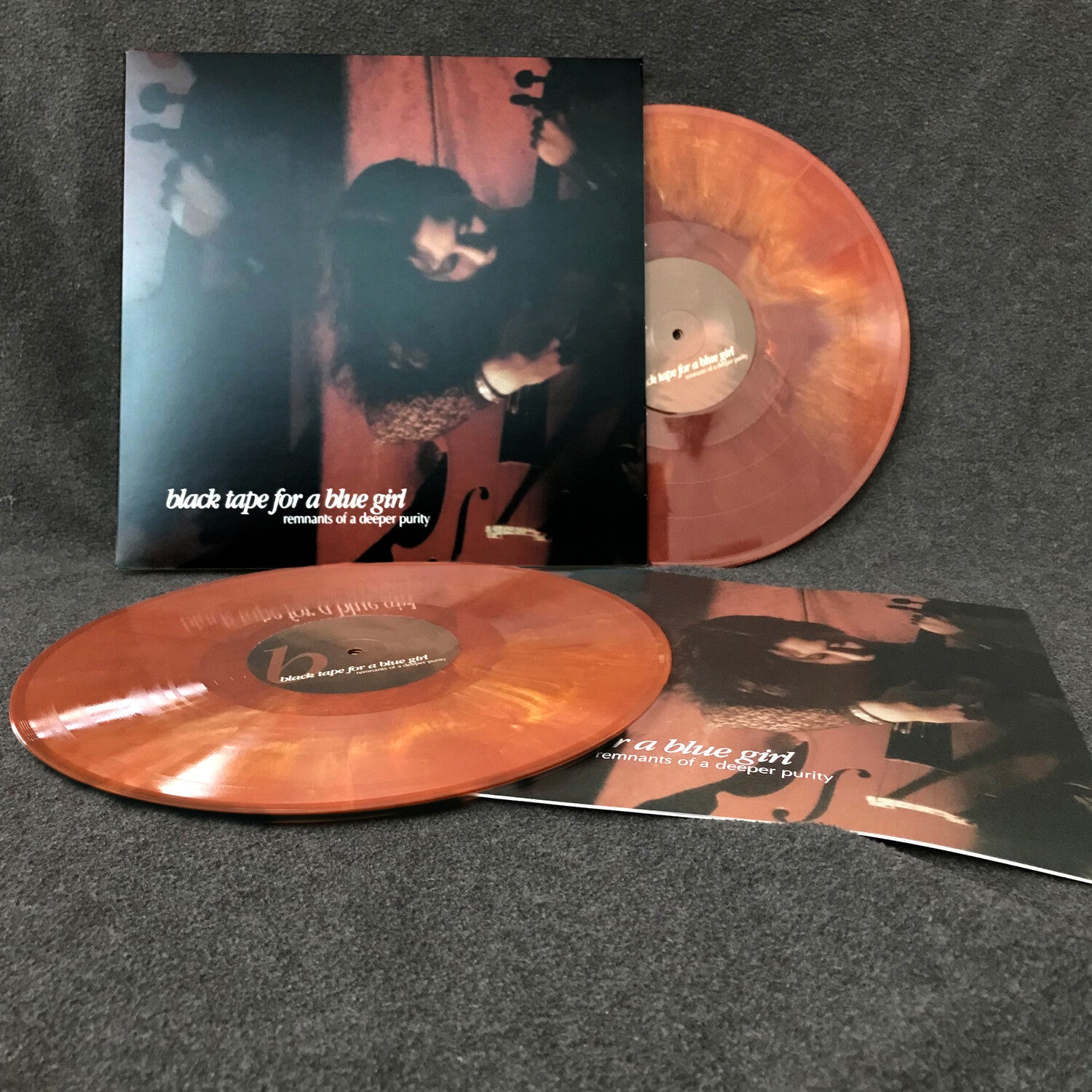 Black Tape for a Blue Girl - Remnants Of A Deeper Purity 2xLP (Orange Vinyl)