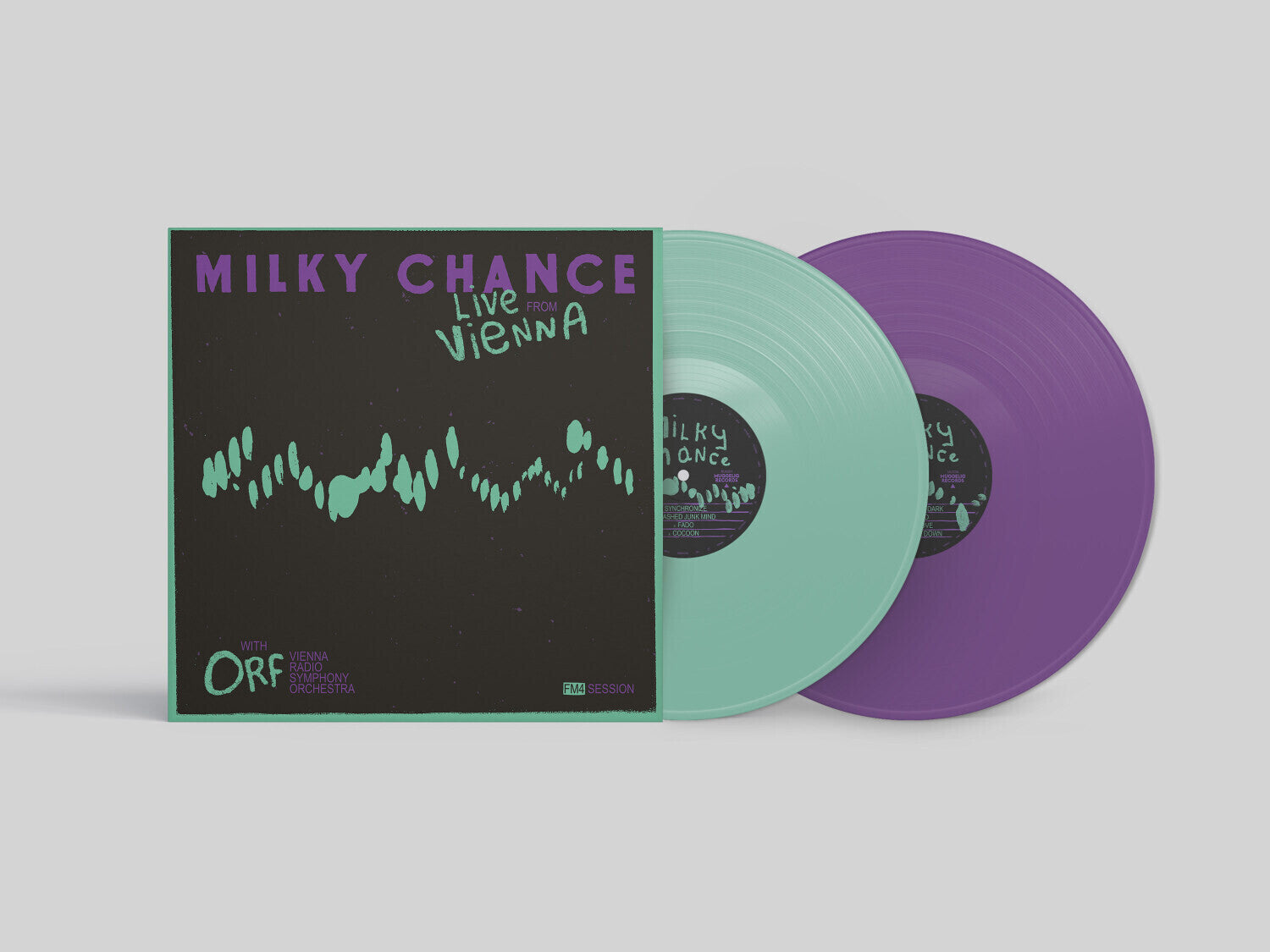 Milky Chance - Live from Vienna (FM4 Session) - With ORF Vienna Radio Symphony Orchestra 2xLP (Green Vinyl)