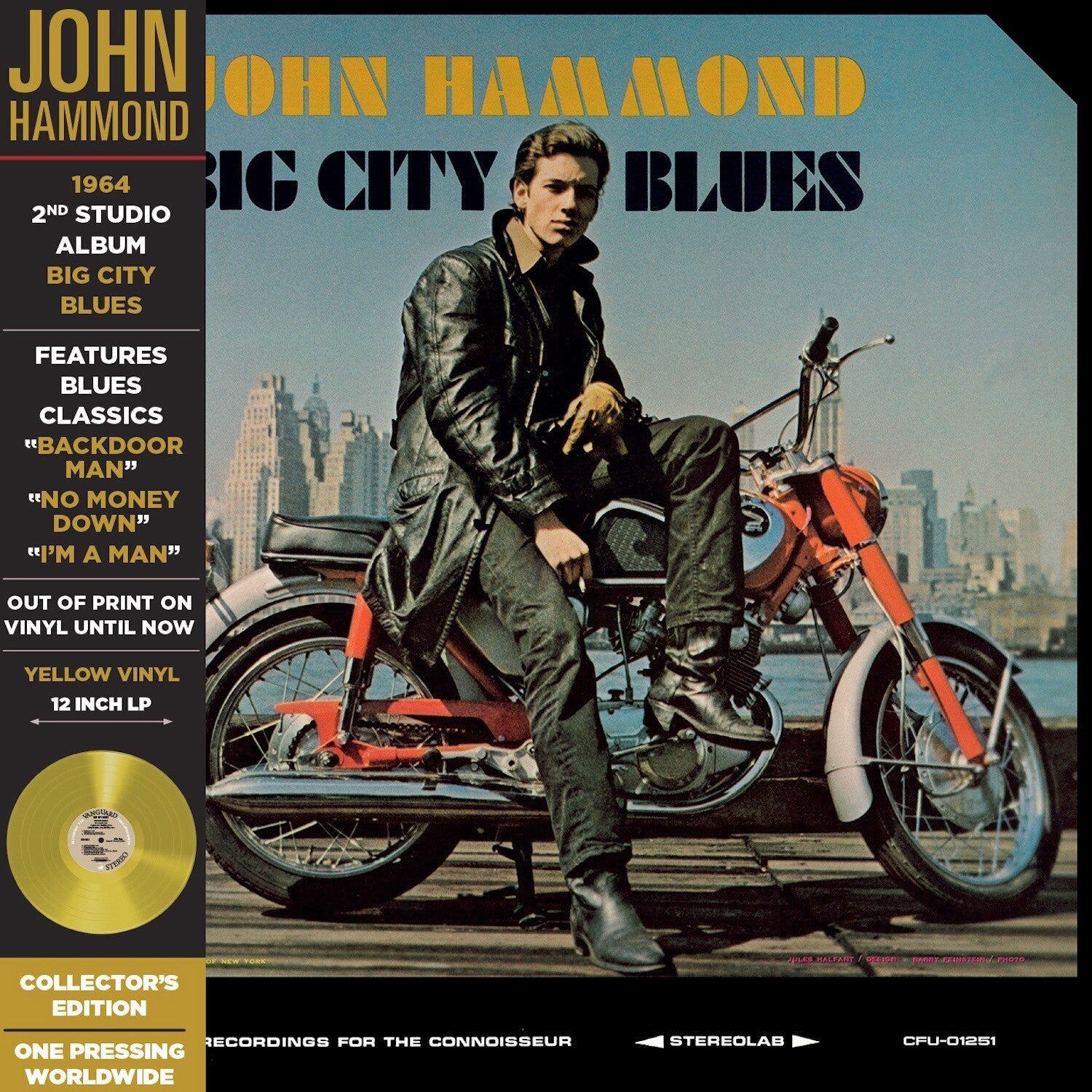 John Hammond - Big City Blues (Yellow Vinyl)