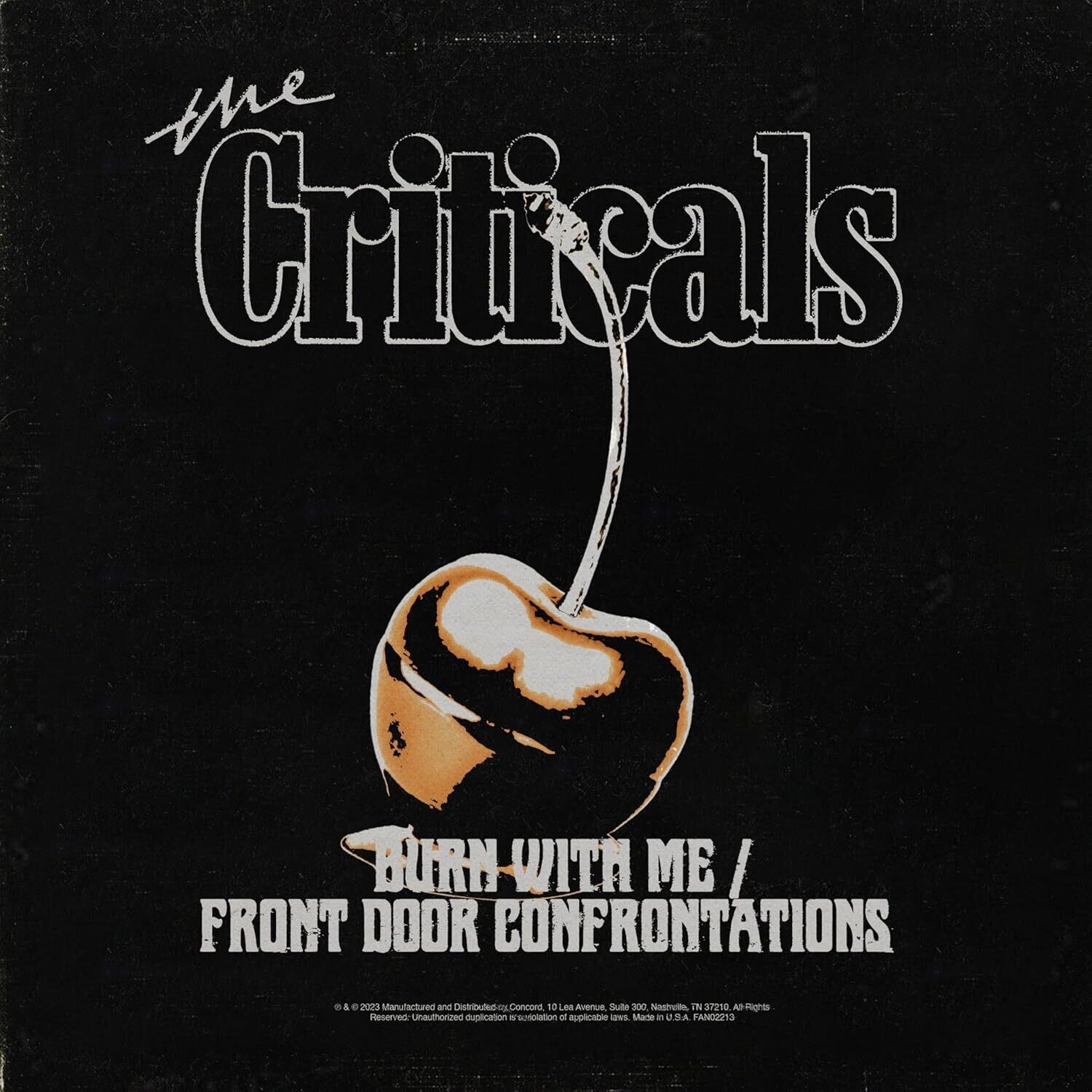 Criticals - Burn With Me / Front Door Confrontations (Yellow Vinyl)