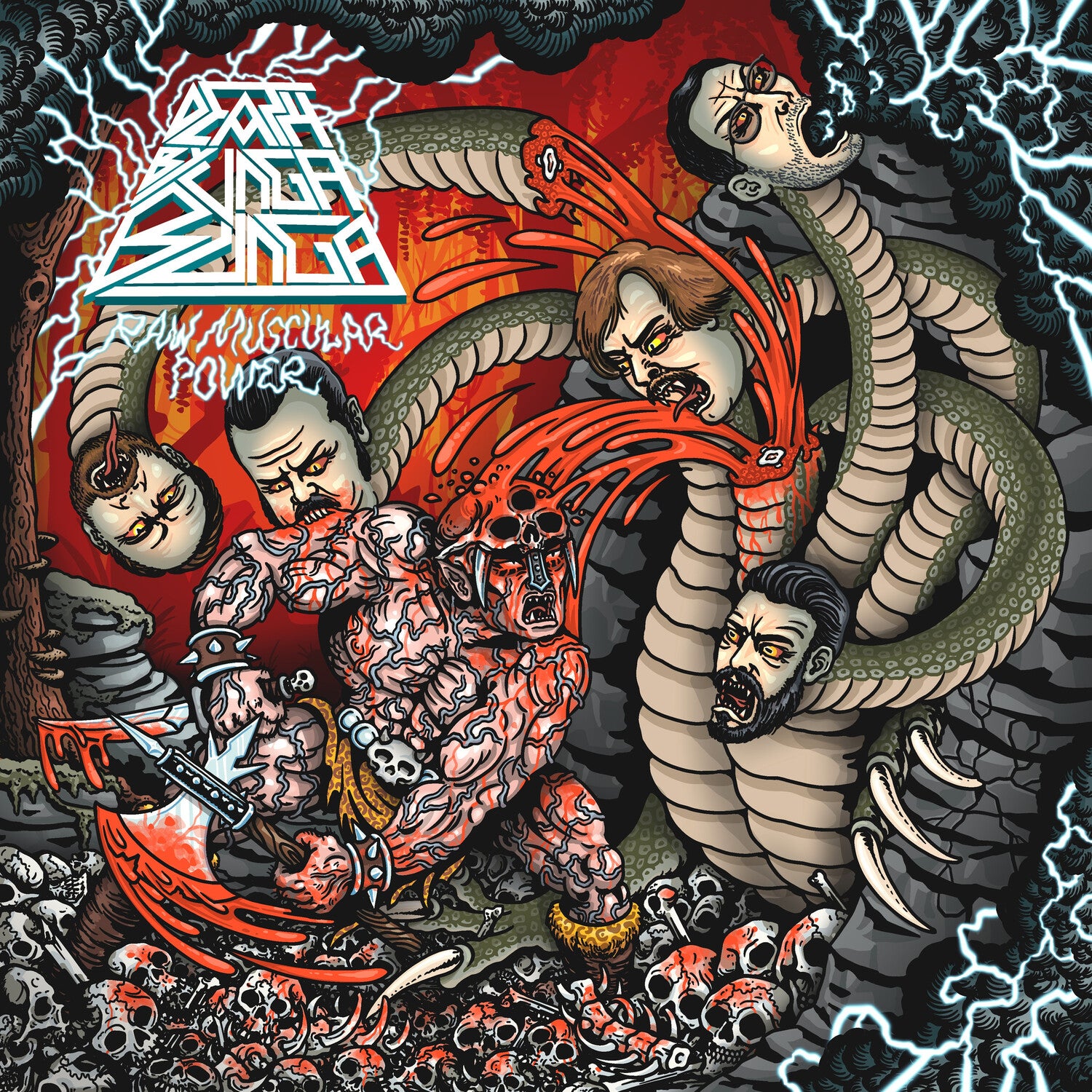 Death by Unga Bunga - Raw Muscular Power (CD)