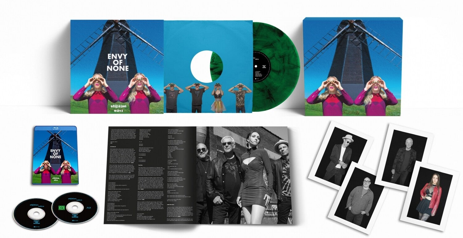Envy of None - Stygian Waves - Deluxe Boxset 140gm Transparent Green & Black Marble Vinyl, CD & Bluray 3xLP (Clear Vinyl)