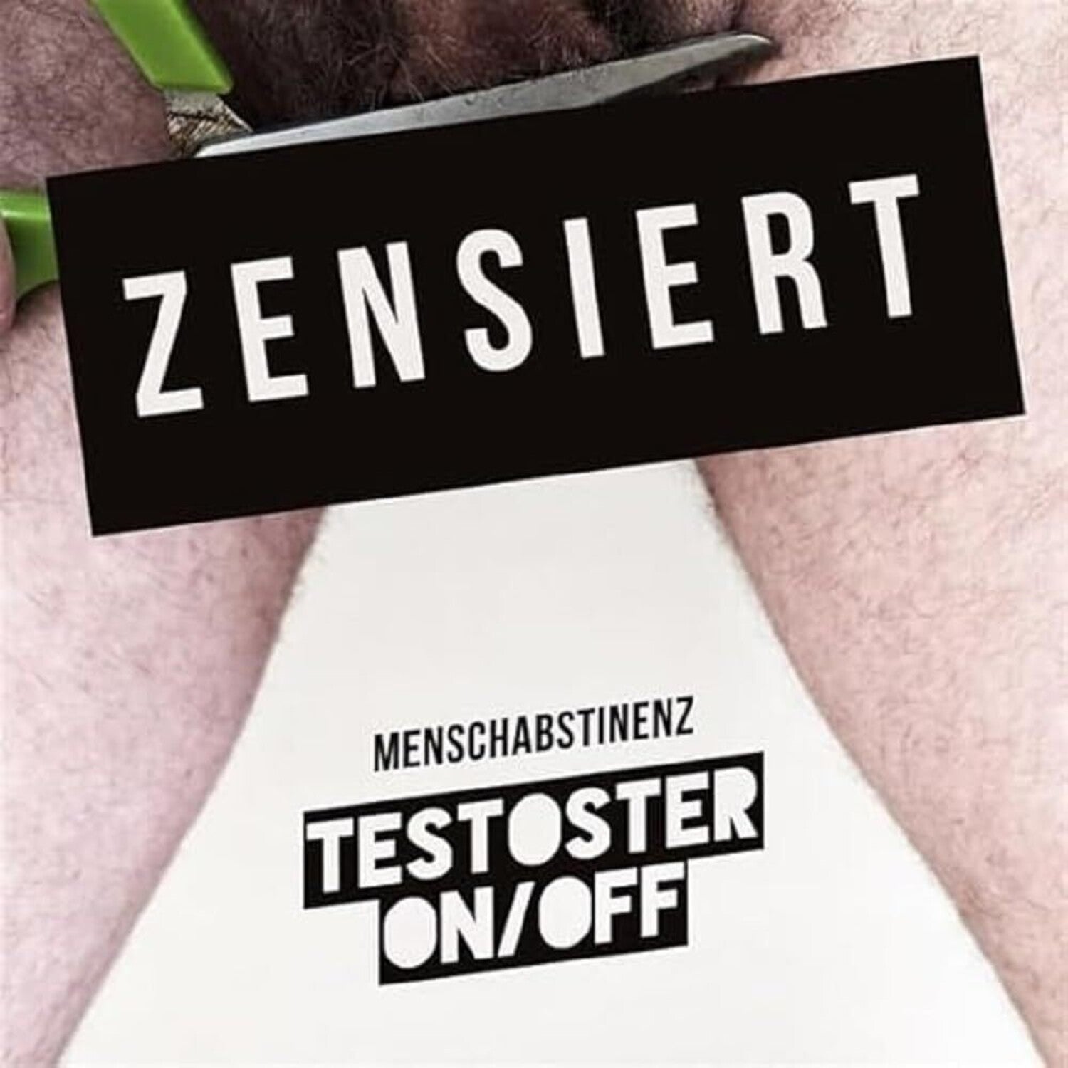 Menschabstinenz - Testoster On/Off - White & Red Marble Vinyl (White Vinyl)