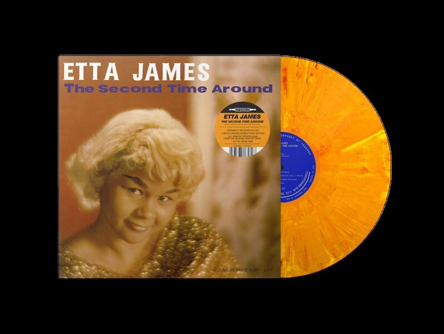 Etta James - The Second Time Around - Orange Marble (Orange Vinyl)