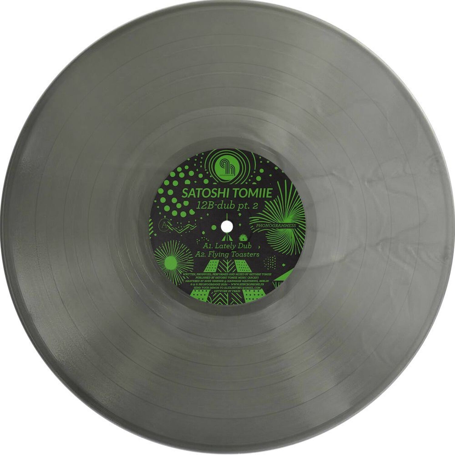 Satoshi Tomiie - 12B-Dub Part 2 (Gray Vinyl)