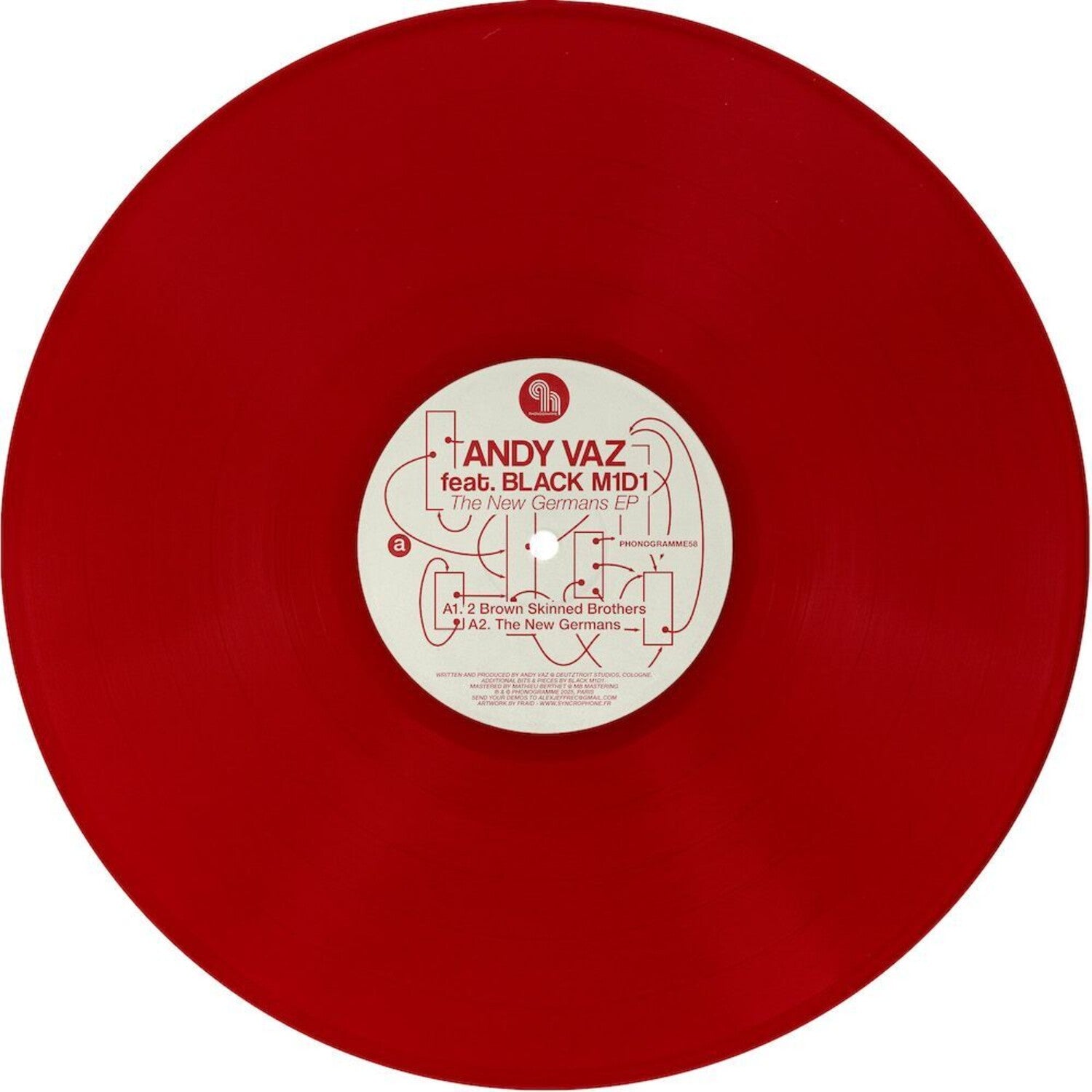 Andy Vaz - The New Germans (Red Vinyl)