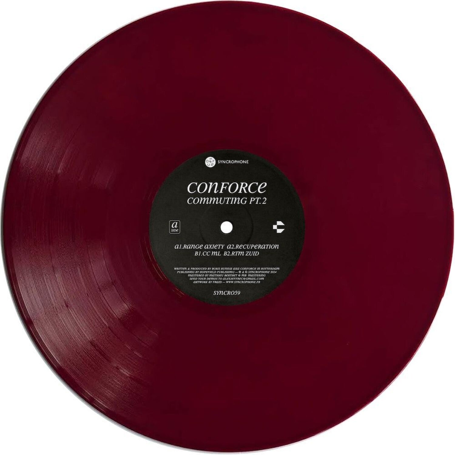 Conforce - Commuting Pt. 2 (Red Vinyl)