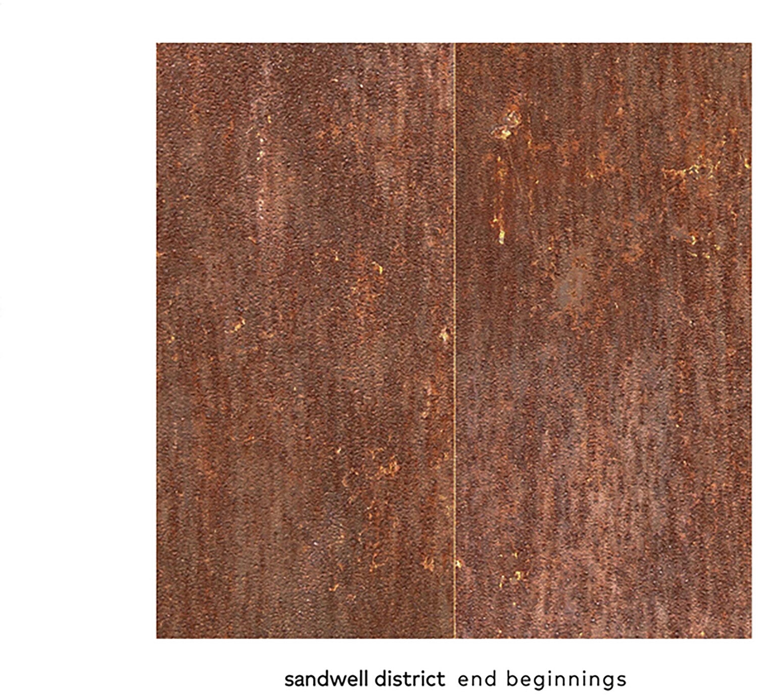 Sandwell District - End Beginnings - Transparent Blue 2xLP (Blue Vinyl)
