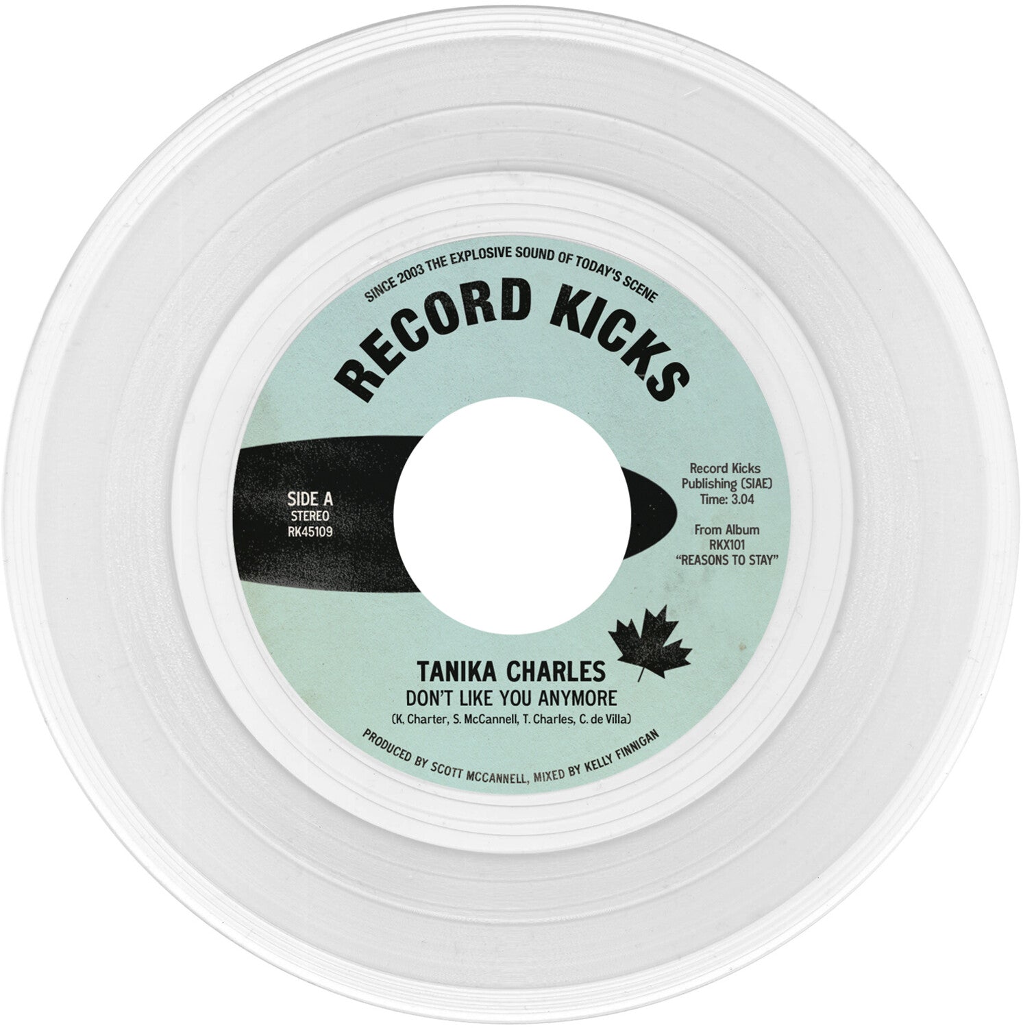 Tanika Charles - Don't Like You Anymore / Here when You're Ready (Clear Vinyl)