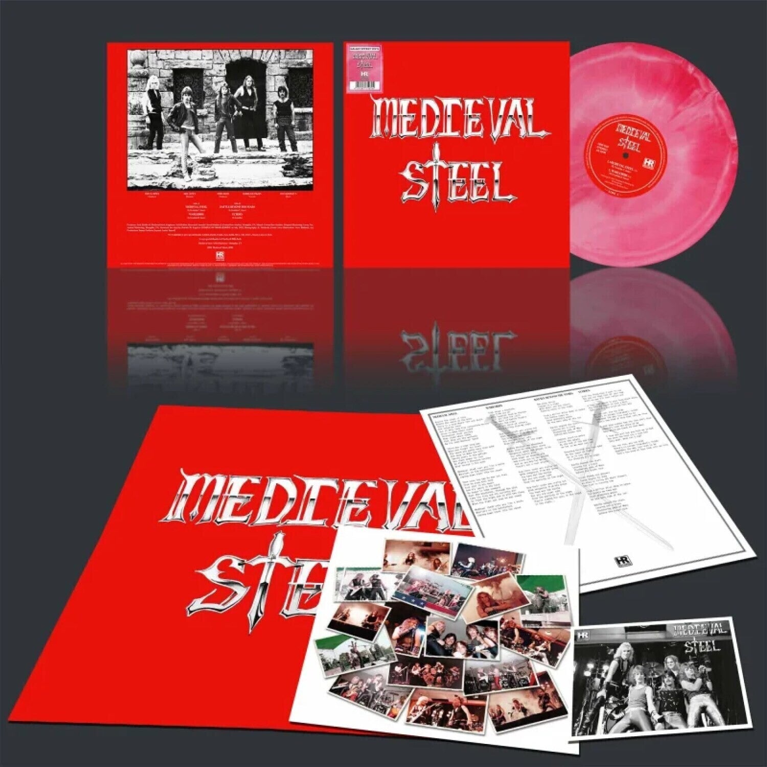 Medieval Steel - Red / White Galaxy (Reissue)