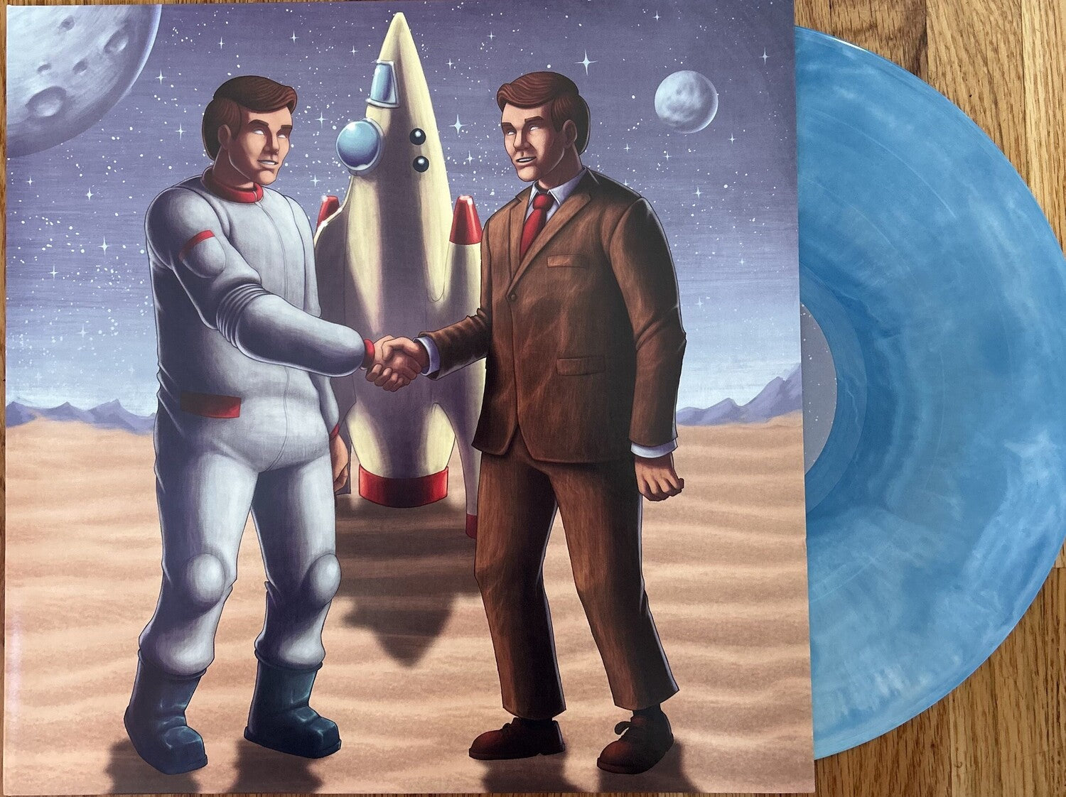 Thank You Scientist - Perils of Time Travel - Blue Swirl (Blue Vinyl)