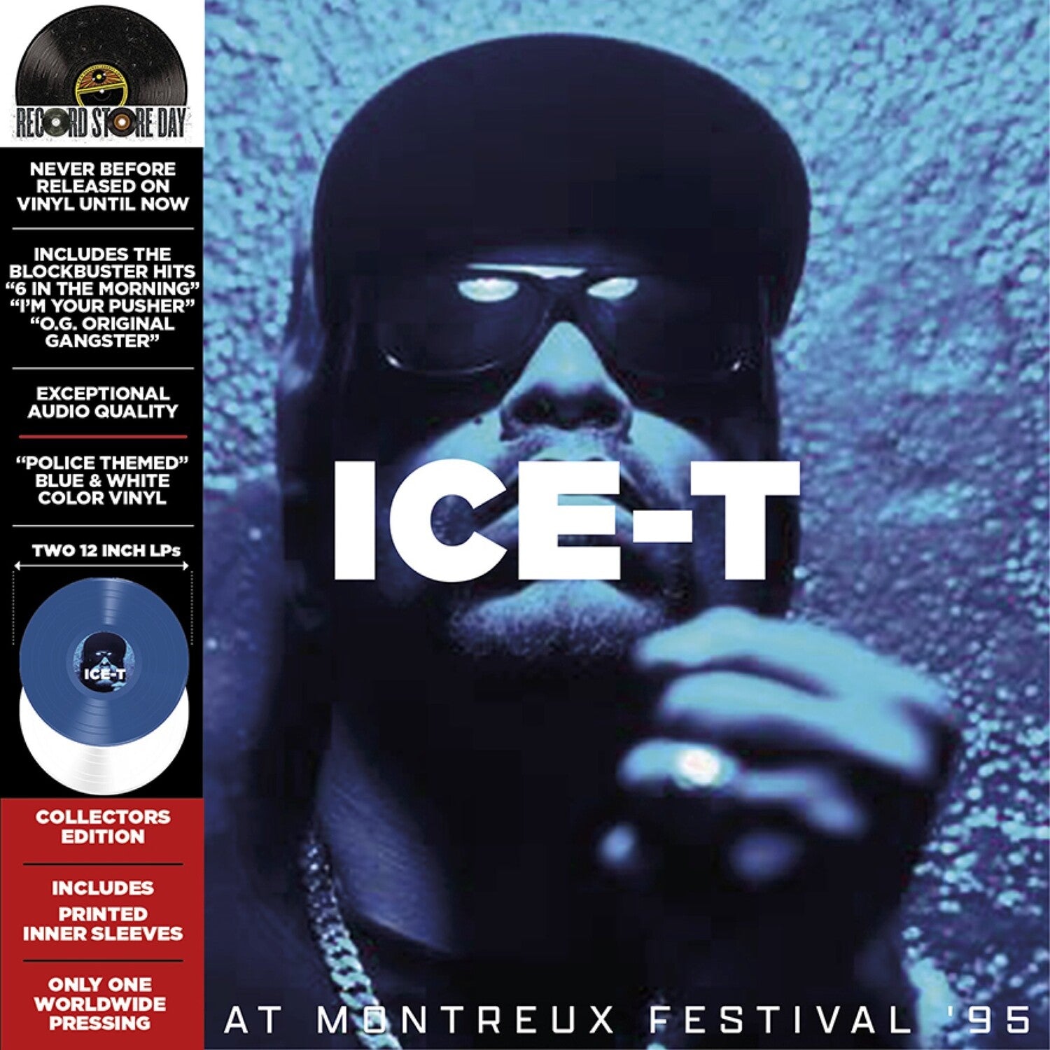 Ice-T - Live at The Miles Davis Hall - Montreux 1995 2xLP (Blue Vinyl)
