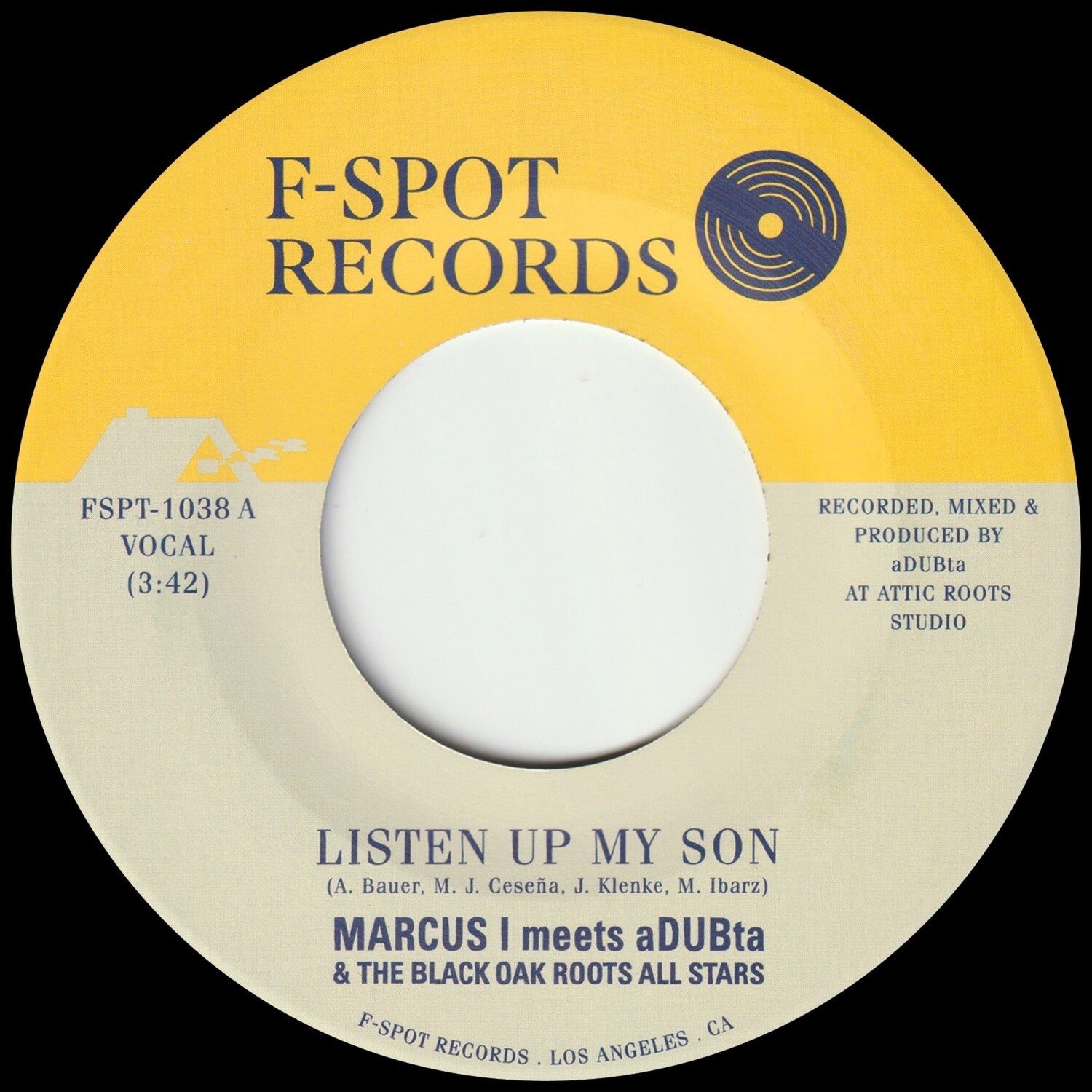 Marcus I Meets Adubta - Listen Up My Son B/w Version