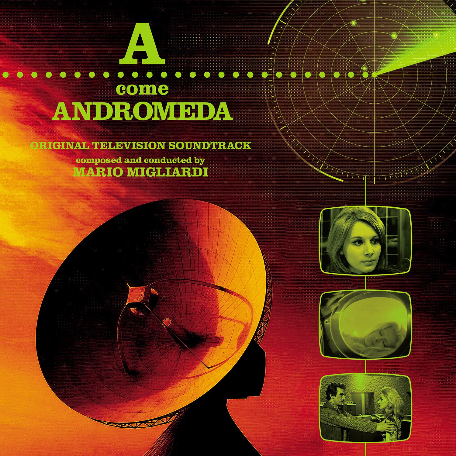 Mario Migliardi - Come Andromeda (Original Soundtrack) - Limited Clear Acid Green Colored Vinyl (Green Vinyl)