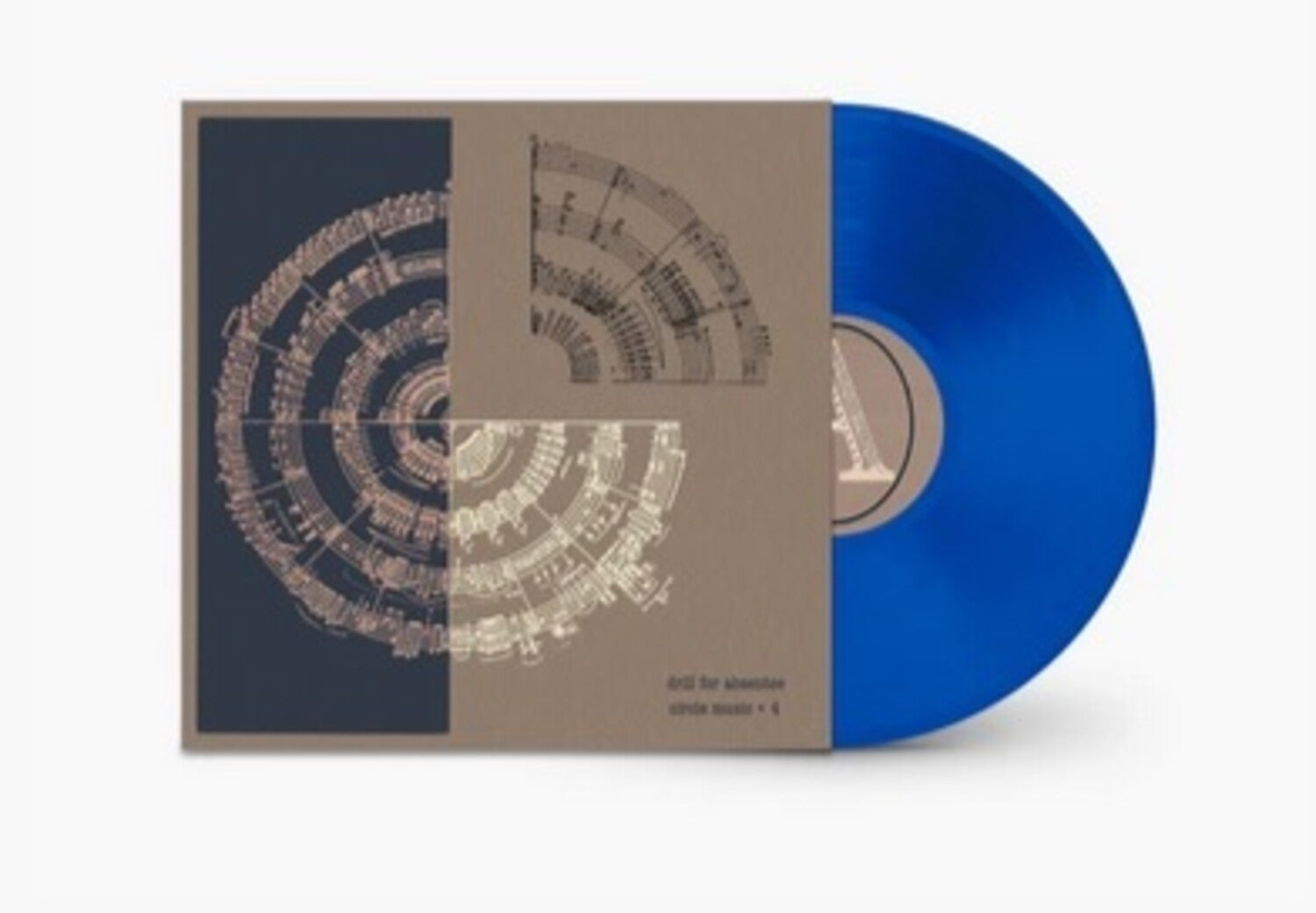 Drill for Absentee - Circle Music + 4 - Transparent Royal Blue Vinyl (Clear Vinyl)