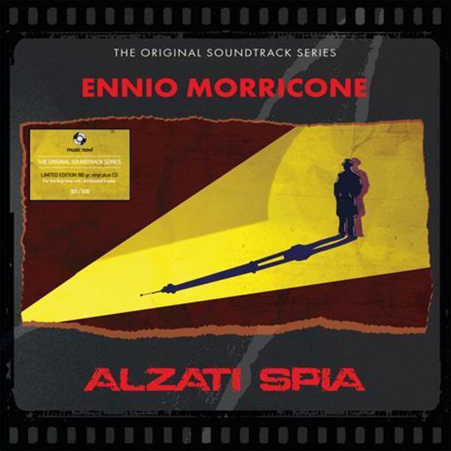 Ennio Morricone - Alzati Spia (Original Soundtrack) - Limited 180-Gram Transparent Yellow Colored Vinyl with CD 2xLP (Yellow Vinyl)